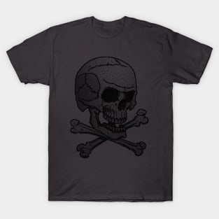 Stipple skull T-Shirt